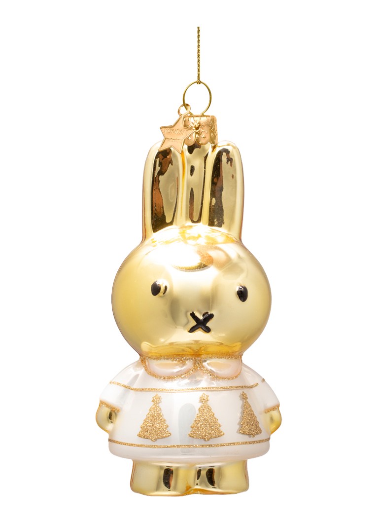 Vondels Nijntje/Miffy kerstboom 11 cm Goud - Deal