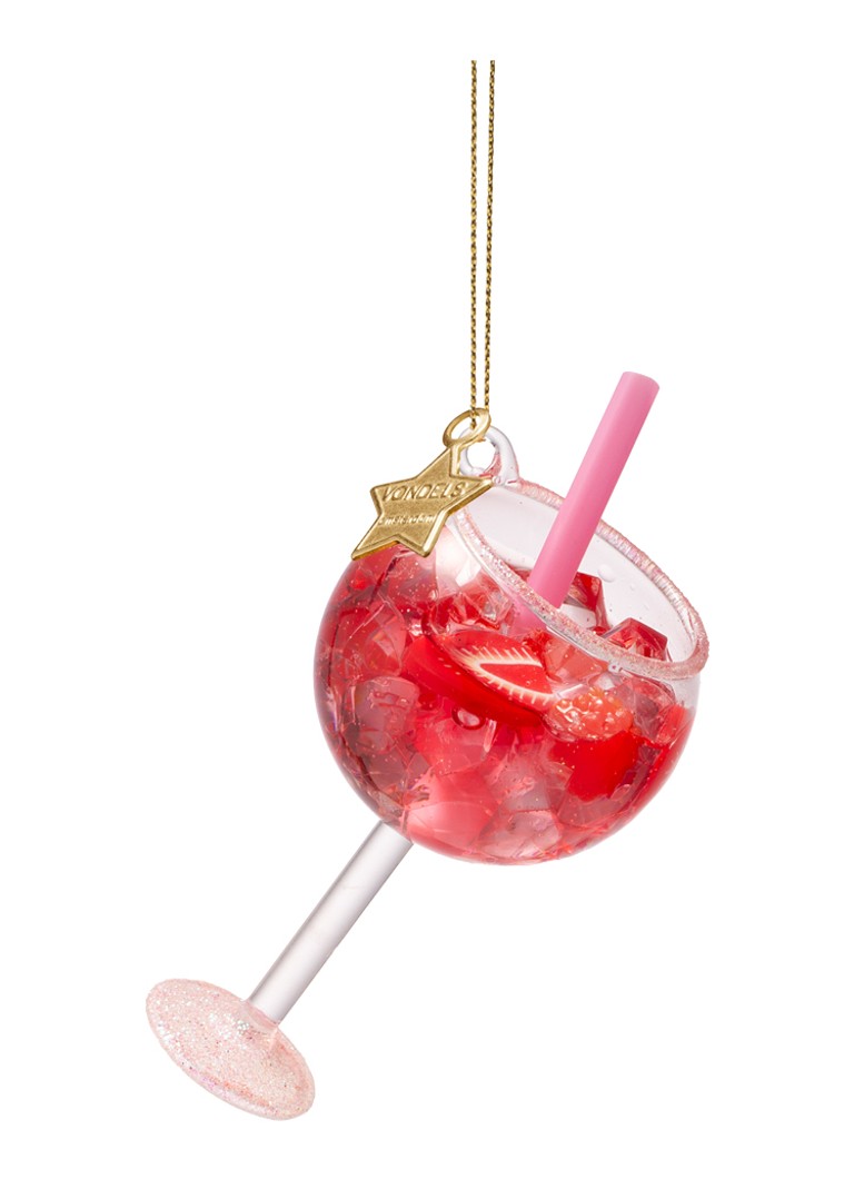 Vondels Roze Gin Tonic kersthanger 11,5 cm Roze - Deal