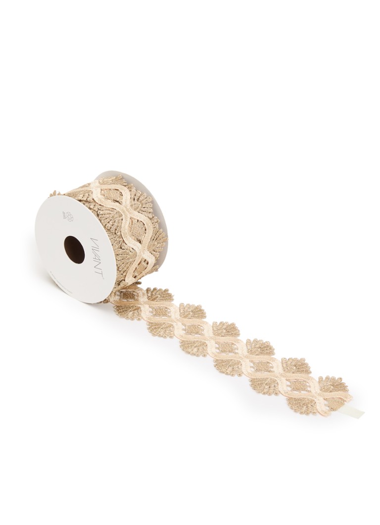 Vivant Fanessa lint 3,3 meter x 60 mm Goud - Deal