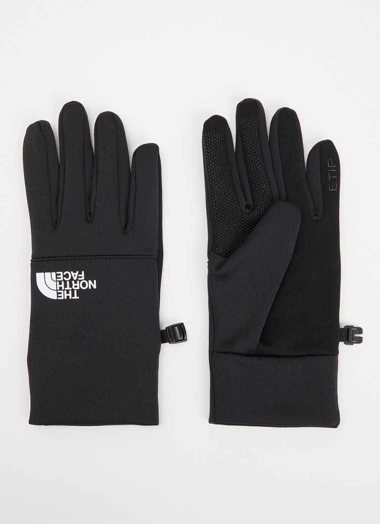 The North Face Heren Etip handschoenen met logo in de kleur Zwart, maat: XL