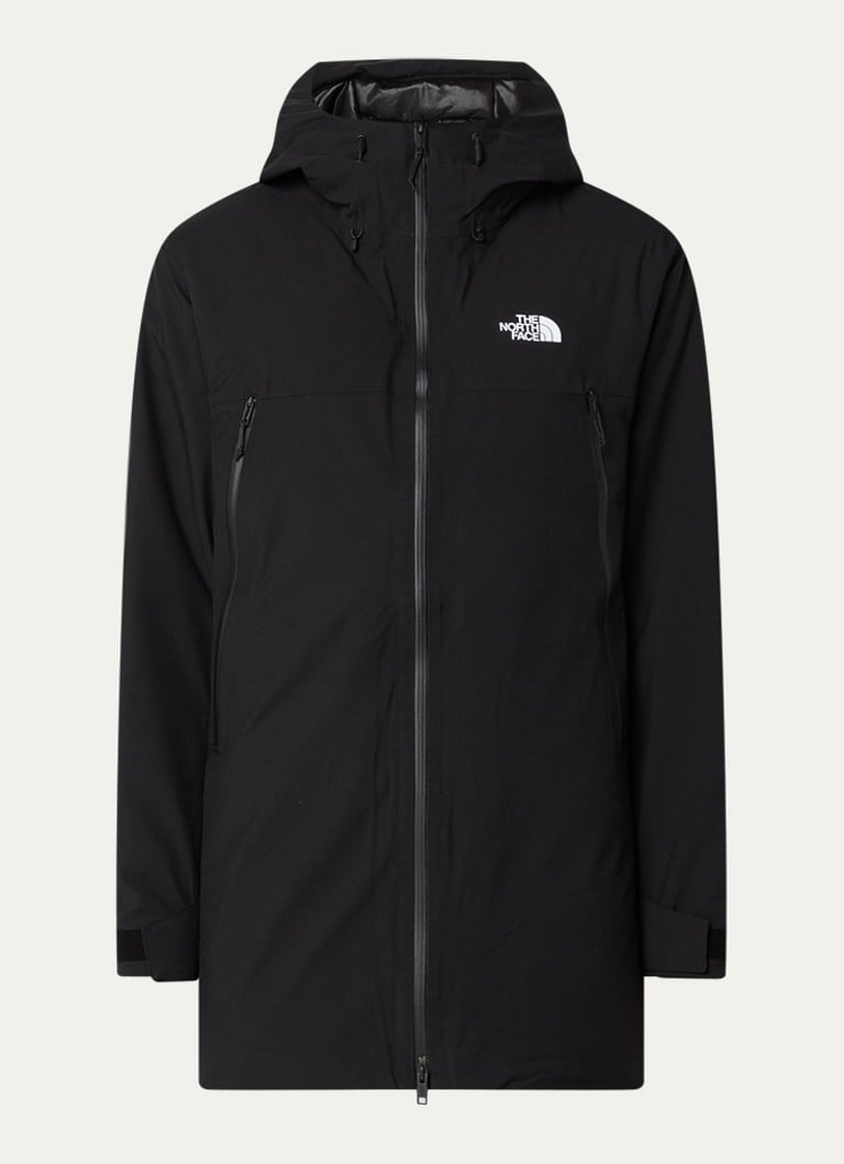 The North Face Heren Range gewatterde parka met donsvulling in de kleur Zwart, maat: XL