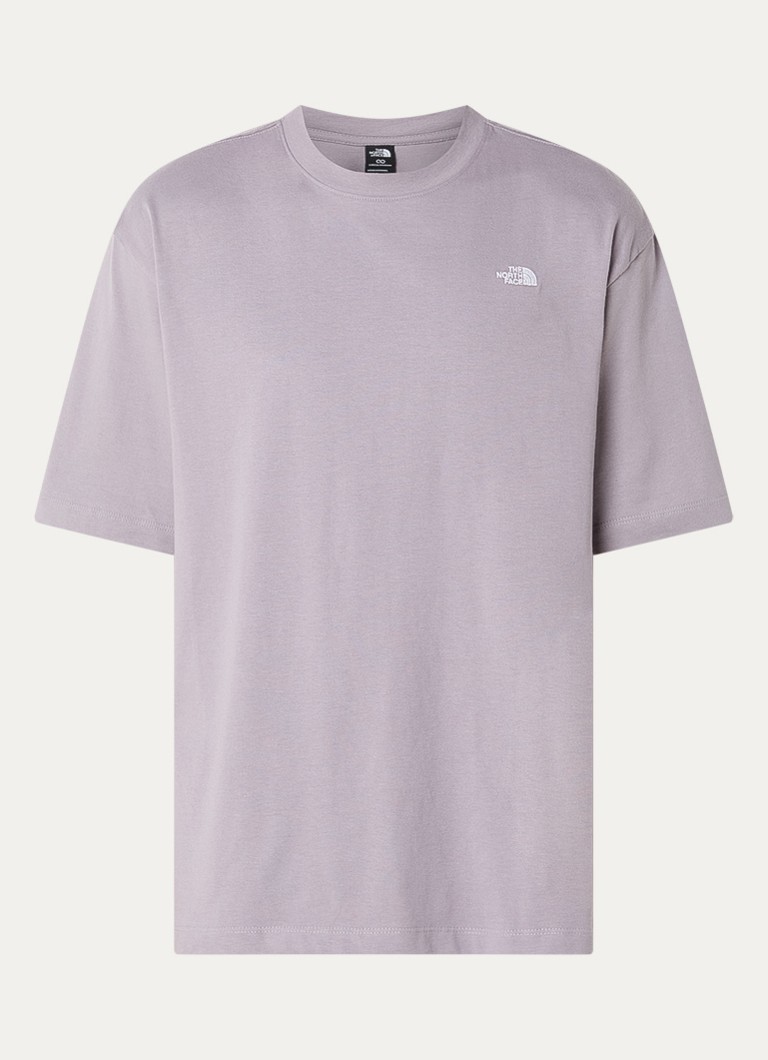 The North Face Heren Simple Dome T-shirt met logoborduring in de kleur Lila, maat: XS