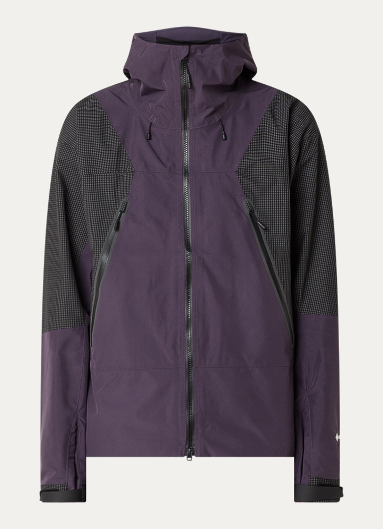 The North Face Dames Hike Spectra Gore-Tex windjack met ritszakken en capuchon in de kleur Paars, maat: M