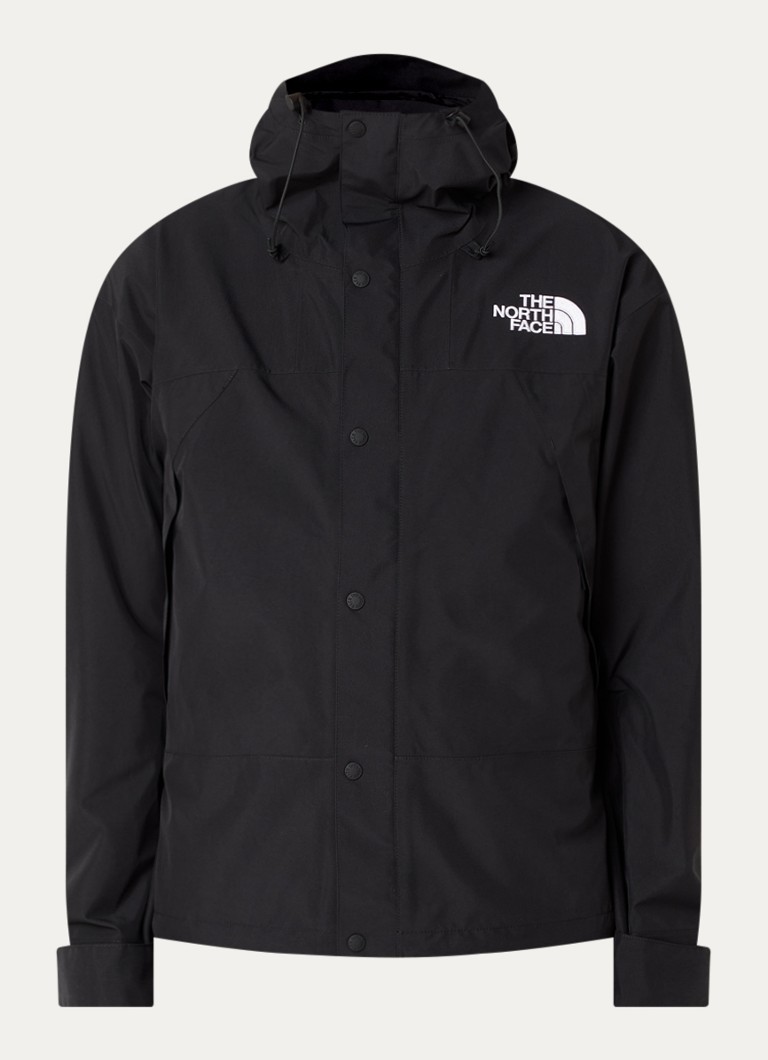 The North Face Heren Gtx windjack met capuchon en ritszakken in de kleur Zwart, maat: XL