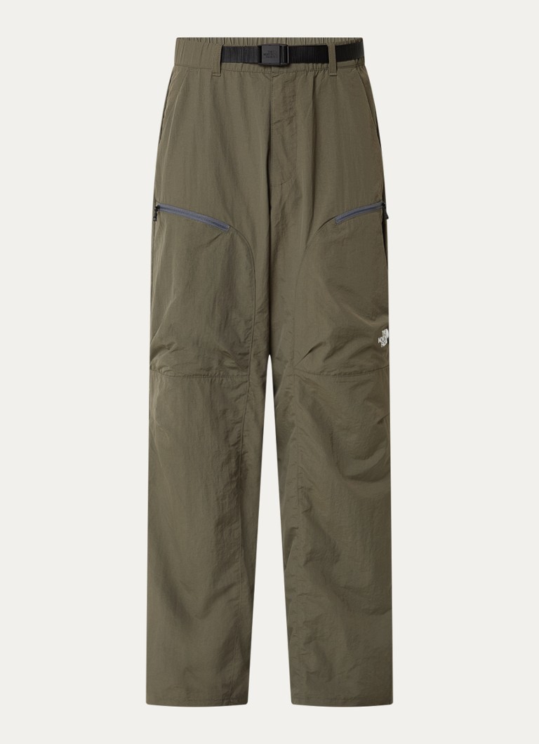 The North Face Heren NSE loose fit cargobroek met ceintuur in de kleur Legergroen, maat: M