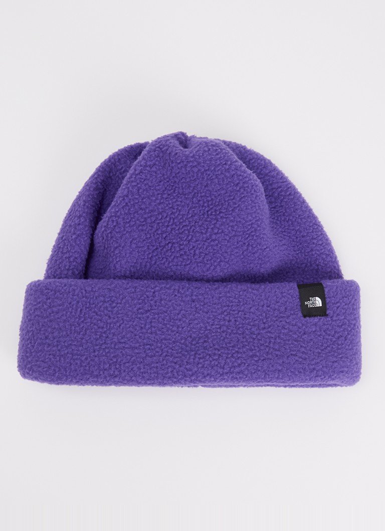 The North Face Heren Whimzy convertible beanie en sjaalkraag van fleece in de kleur Paars, maat: L/XL