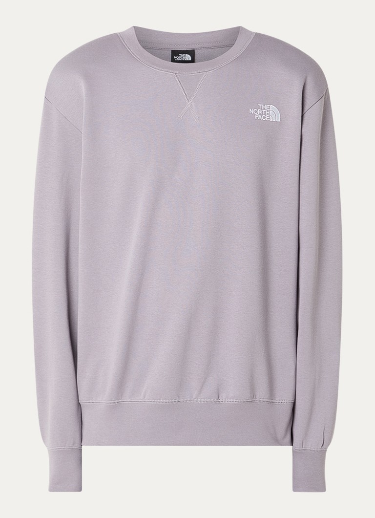 The North Face Heren Sweater met logo- en backprint in de kleur Lichtpaars, maat: M
