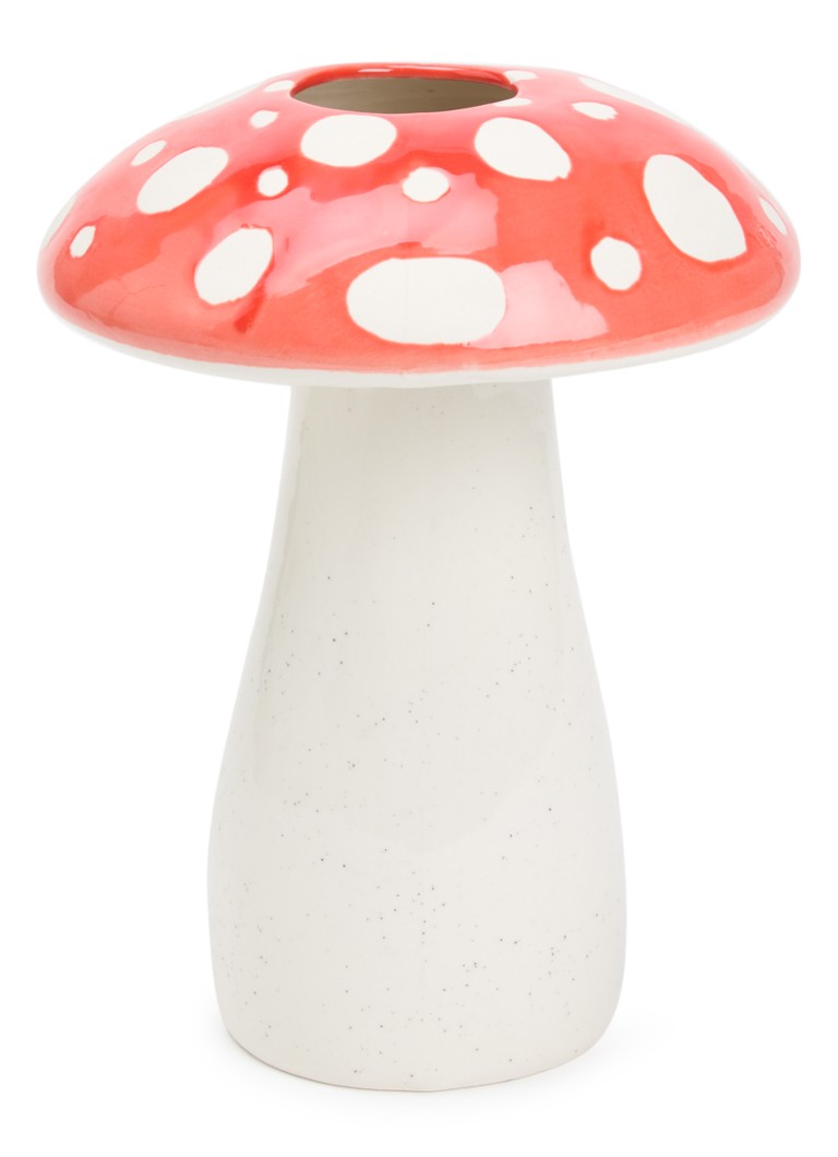 DOIY Amanita Large vaas 18 cm Rood - Deal