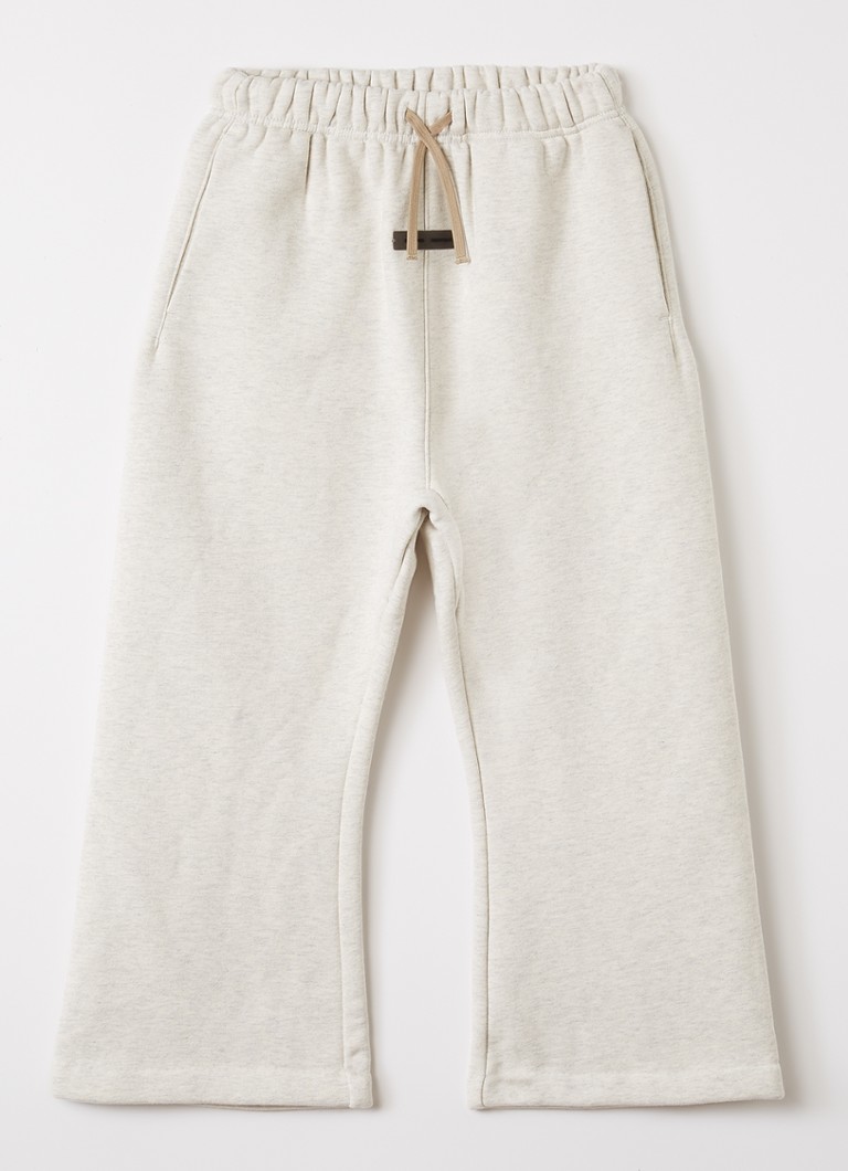 Fear of God Essentials Jongens Loose fit joggingbroek met logo in de kleur Grijsmele, maat: 8J=128