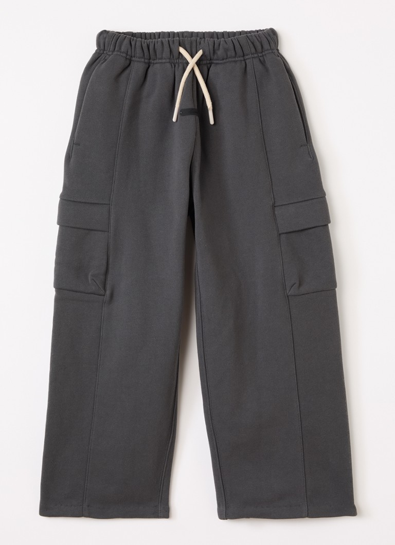 Fear of God Essentials Jongens Loose fit joggingbroek met klepzakken in de kleur Donkergrijs, maat: 14