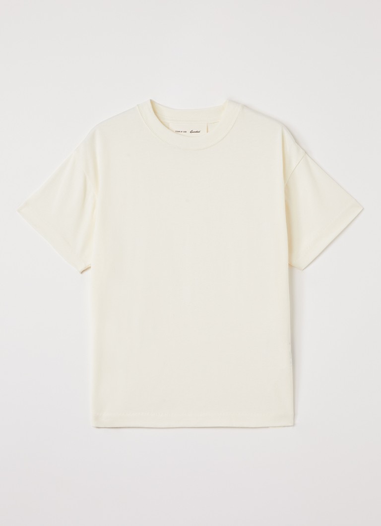 Fear of God Essentials Jongens Essential T-shirt met ronde hals in de kleur Ivoor, maat: 10