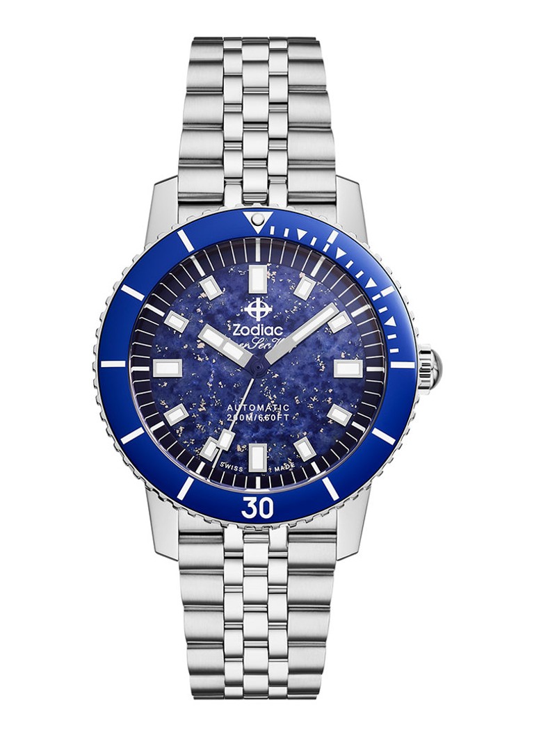 Zodiac Heren Compression Diver Ii horloge ZO9312 in de kleur Zilver