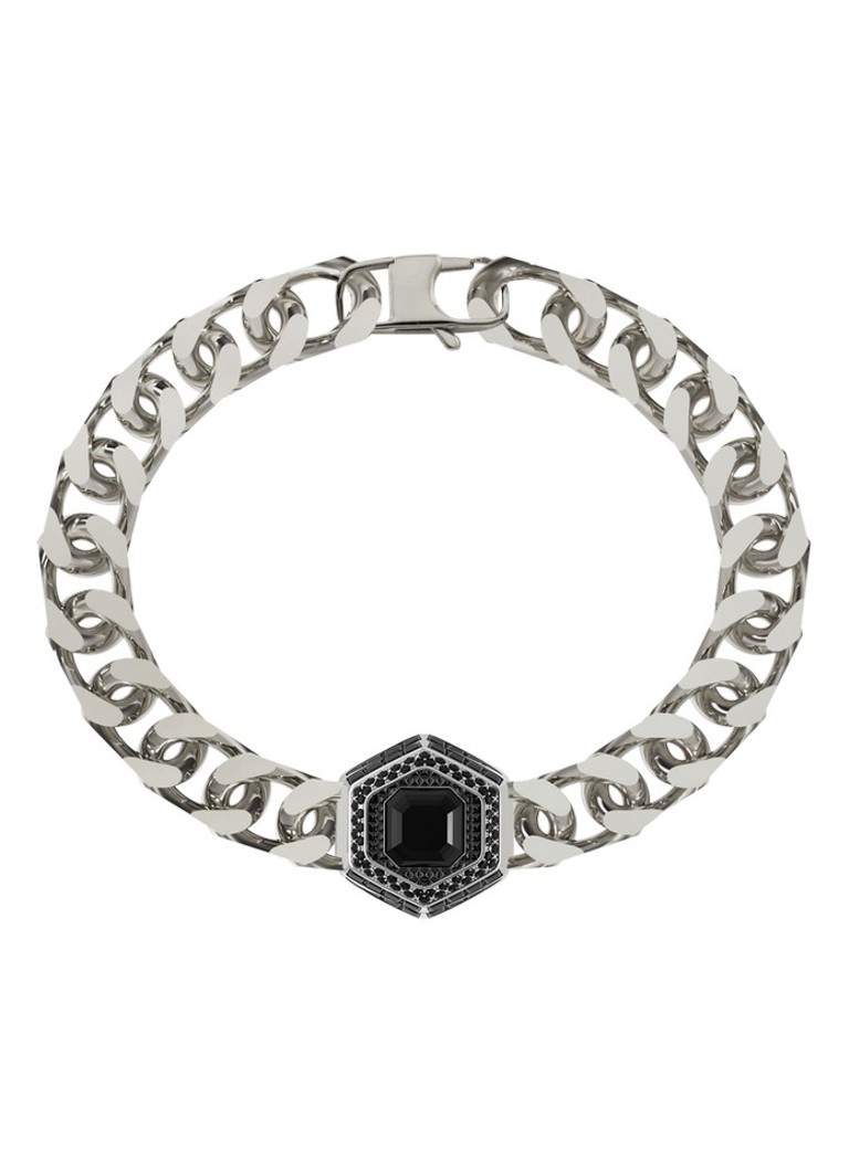 GUESS Heren Armband JUMB06007JWSTSG in de kleur Zilver