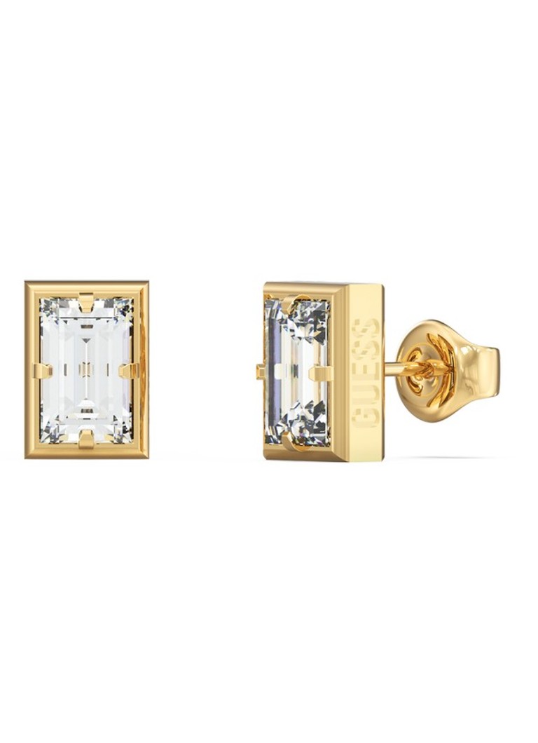GUESS Dames Oorstekers met kristal JUME06076JWYGT-U in de kleur Goud