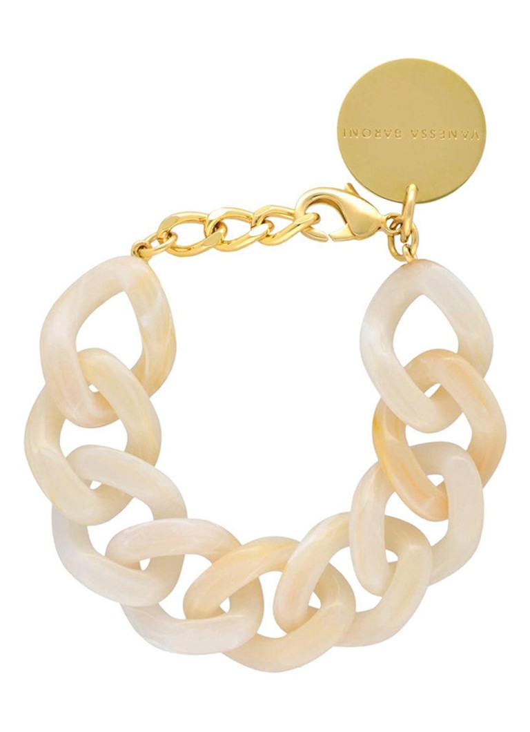 Vanessa Baroni Dames Flat Chain armband