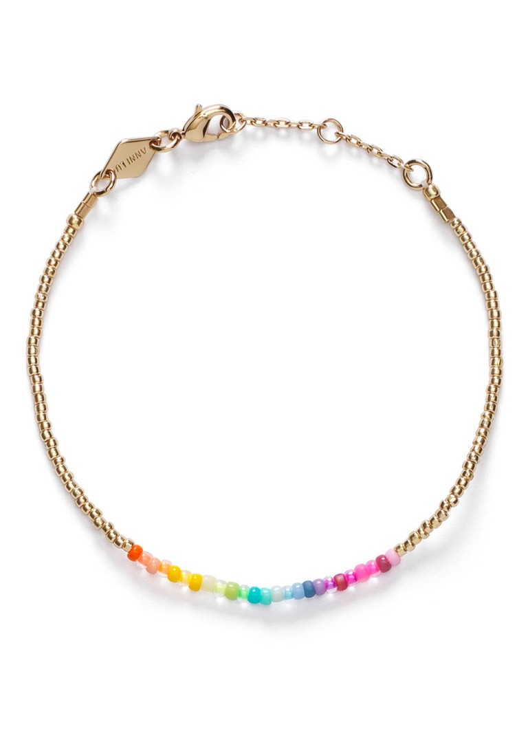 ANNI LU Dames Golden Rainbow armband verguld