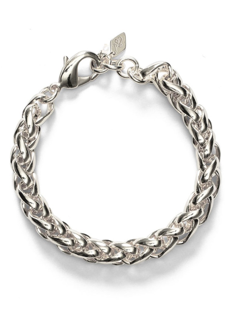ANNI LU Dames Liquid schakelarmband in de kleur Zilver, maat: 1sz