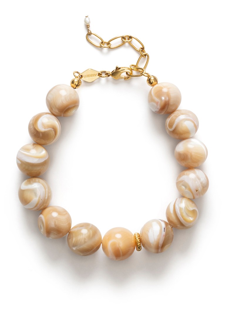 ANNI LU Dames Jetset Gems armband verguld