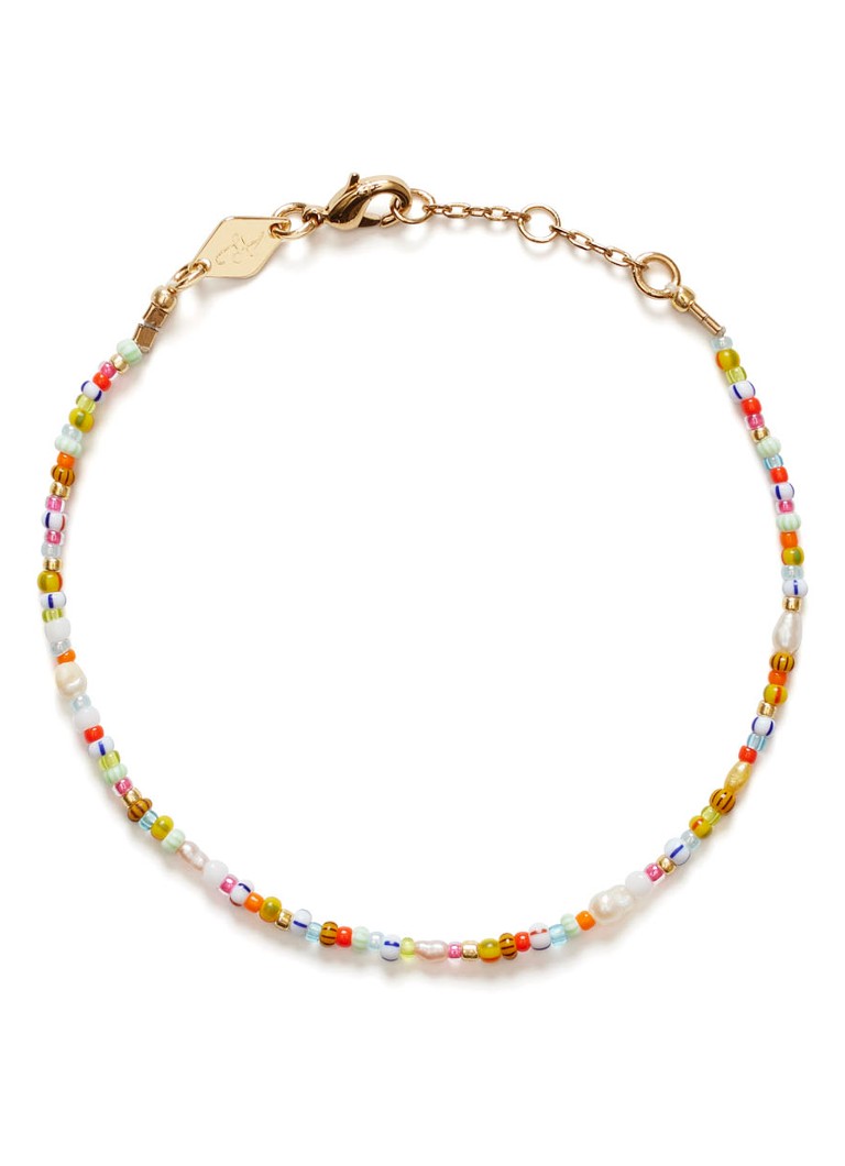 ANNI LU Dames Piccolo kralenarmband verguld