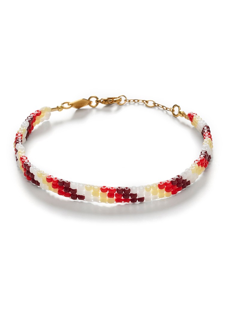 ANNI LU Dames Arizona kralenarmband verguld