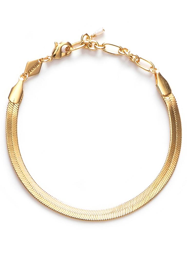 ANNI LU Dames Snake charmer armband verguld