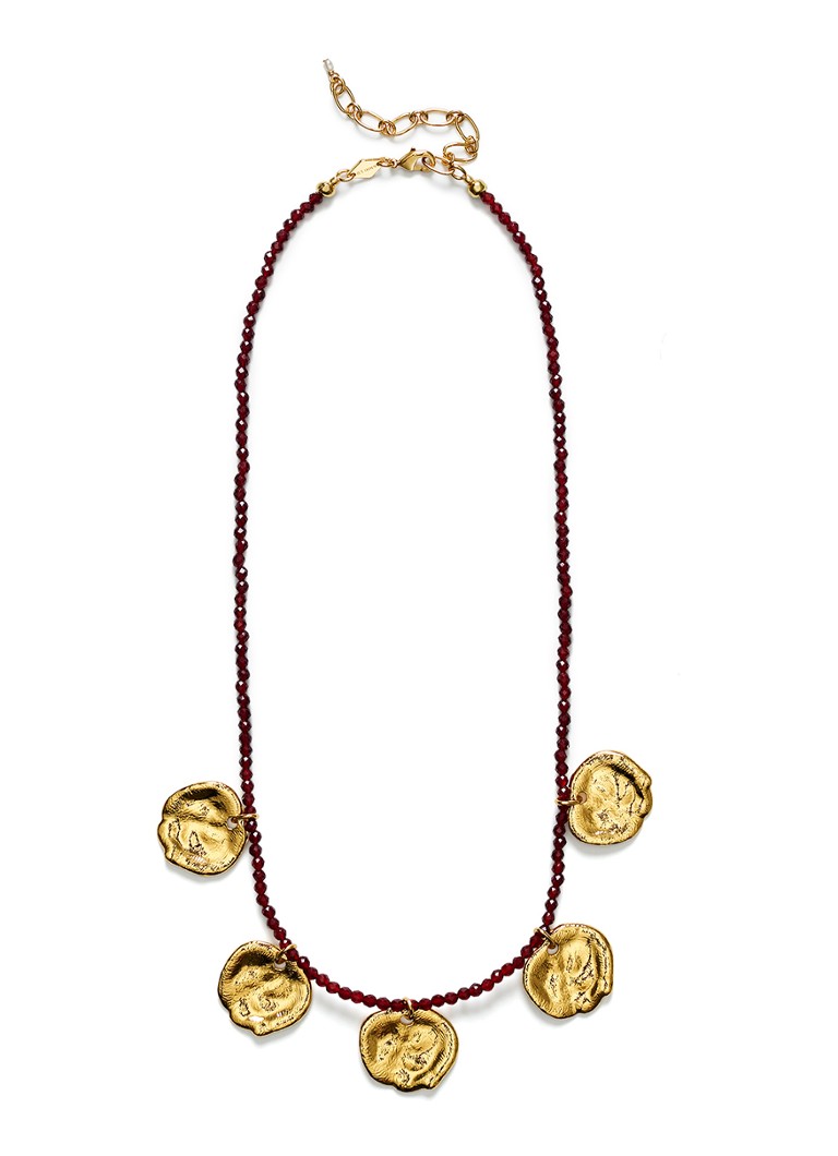 ANNI LU Dames Dream catcher kralenketting verguld