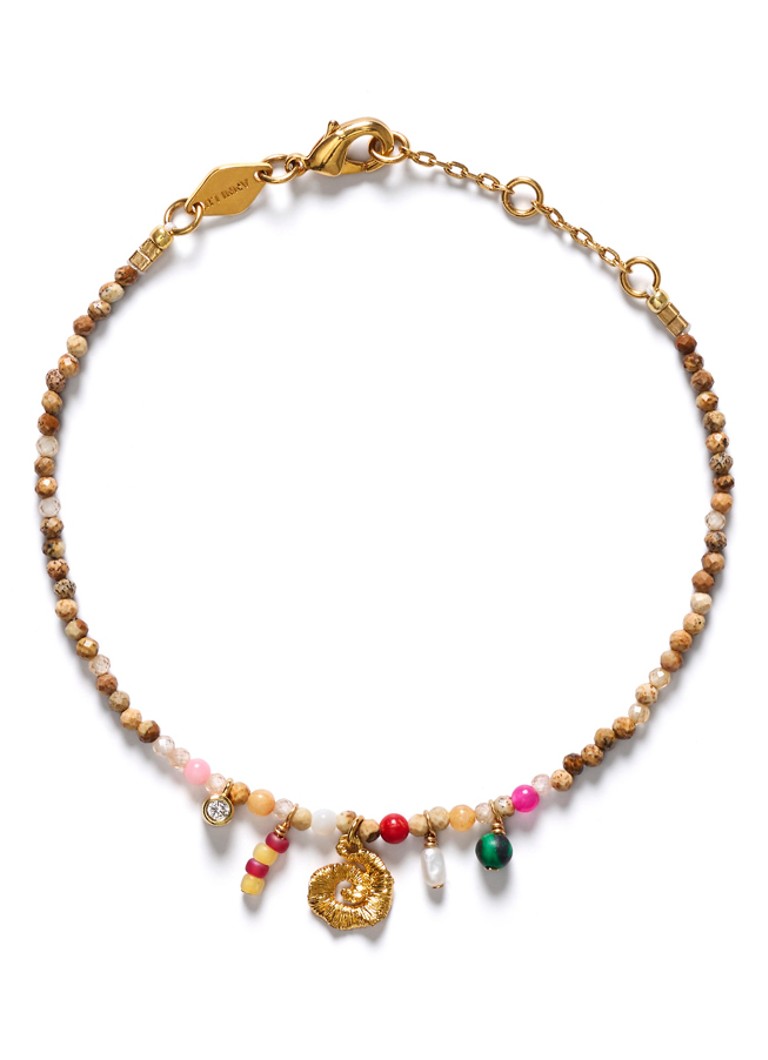 ANNI LU Dames Sandy Harmony armband verguld in de kleur Goud, maat: OS