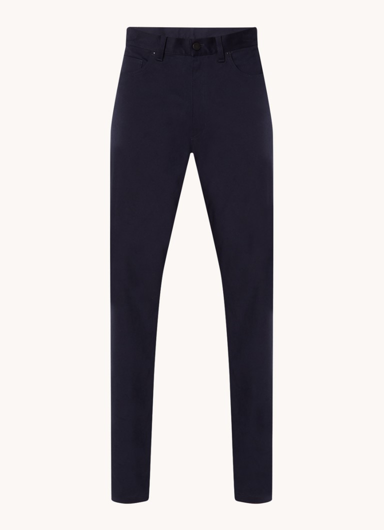 Moncler Heren Slim fit chino met steekzakken in de kleur Donkerblauw, maat: 50