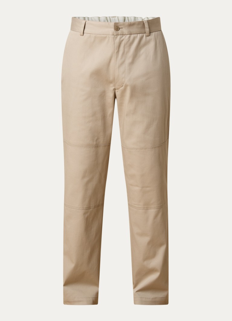 Moncler Heren Loose fit chino met steekzakken in de kleur Khaki, maat: 48