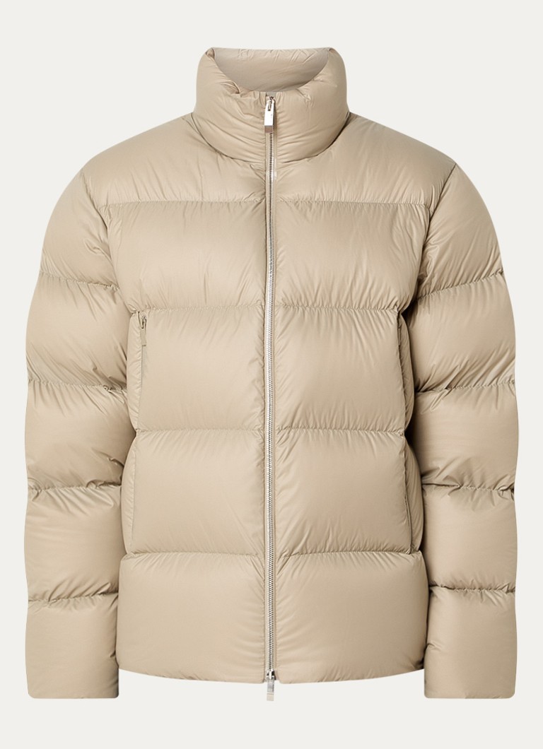 Moncler Heren Tarn puffer jack met donsvulling en ritszakken in de kleur Beige, maat: 2/M