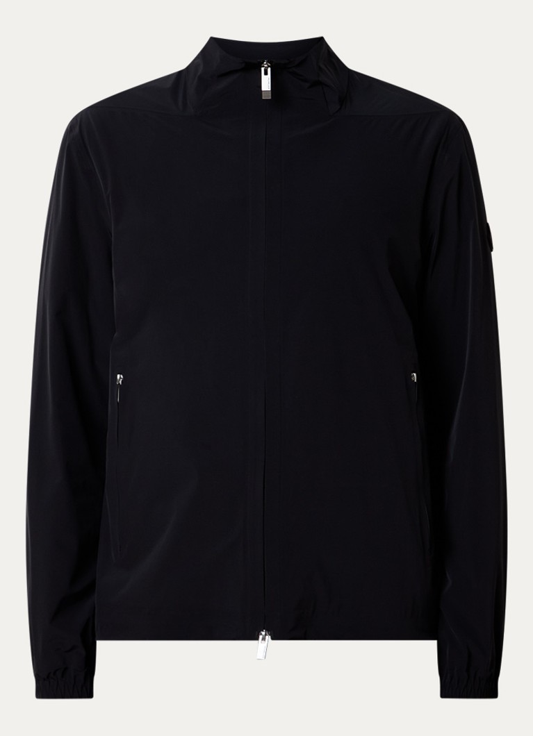 Moncler Heren Frene windjack met ritszakken in de kleur Zwart, maat: 1/S