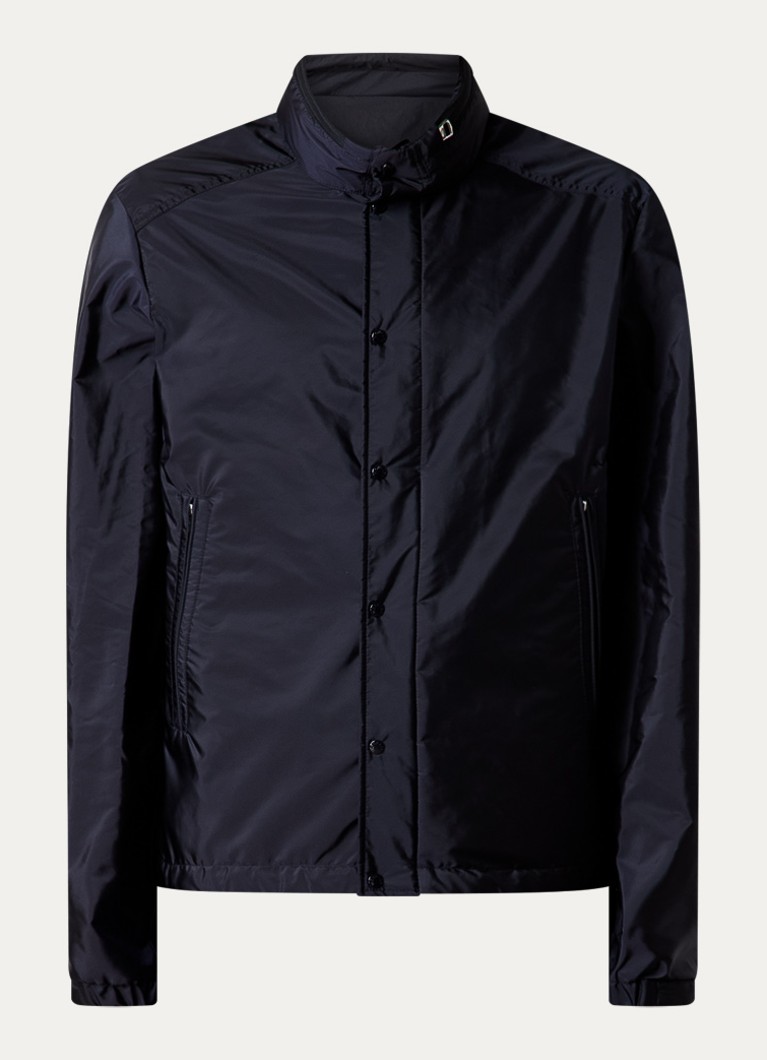 Moncler Heren Montriond windjack met opbergbare capuchon in de kleur Donkerblauw, maat: 1/S