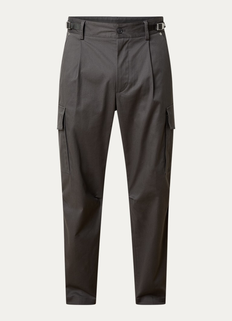 Moncler Heren Straight fit cargobroek met steekzakken in de kleur Grijs, maat: 50