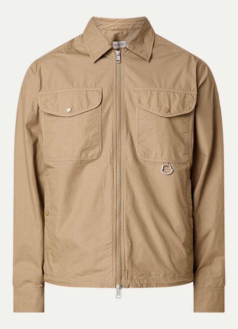 Moncler Heren Jack met steekzakken in de kleur Beige, maat: L