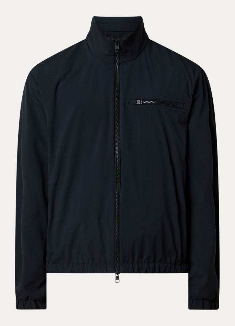 Moncler Heren Danby bomberjack met steekzakken in de kleur Zwart, maat: 4/XL
