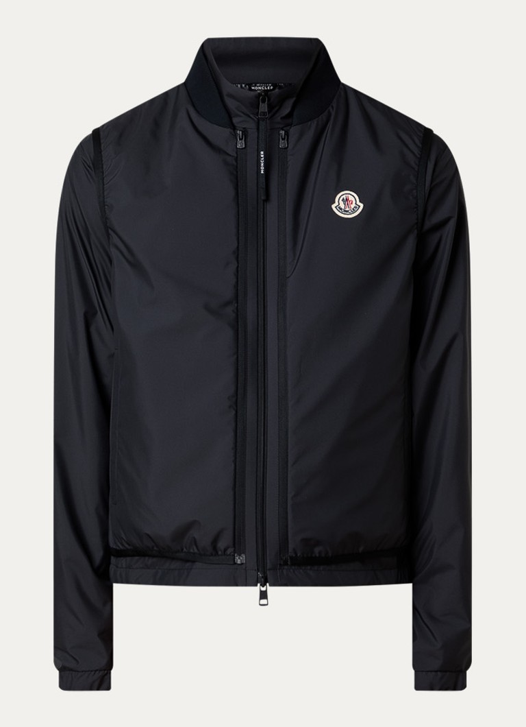 Moncler Heren Hemmor jack met uitneembare voering in de kleur Zwart, maat: 4/XL
