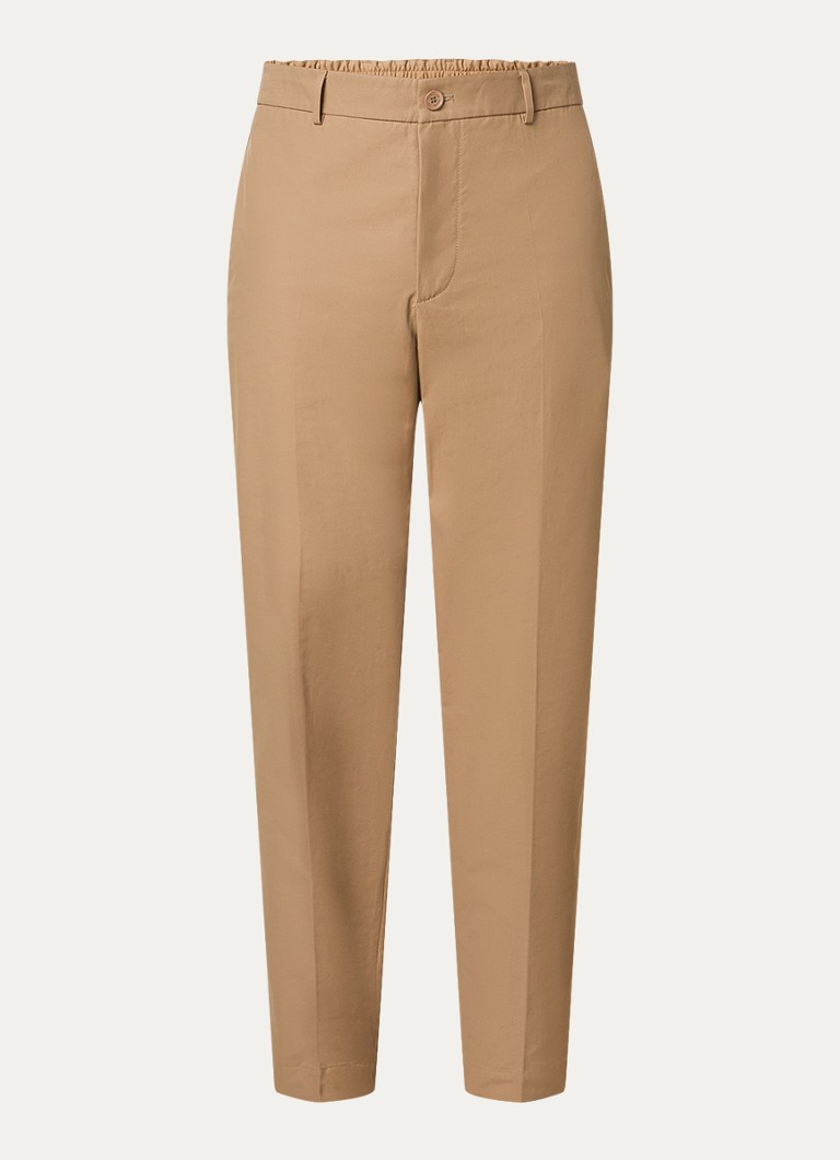 Moncler Heren Straight fit chino met steekzakken in de kleur Camel, maat: 48