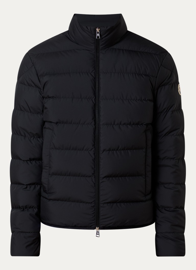 Moncler Heren Baudinet puffer jack met donsvulling en logo in de kleur Zwart, maat: 1/S