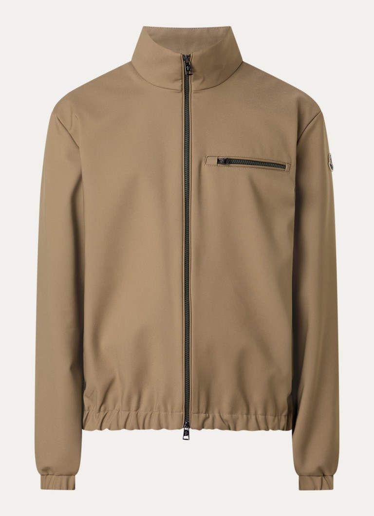 Moncler Heren Fourioun jack met ritszakken en logo in de kleur Zand, maat: 2/M