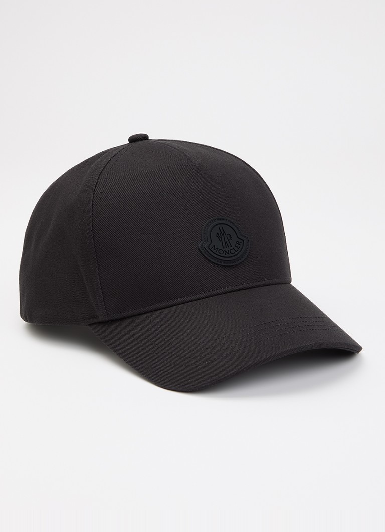 Moncler Heren Pet met logo in de kleur Zwart, maat: OS