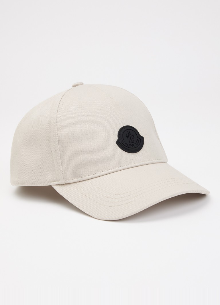 Moncler Heren Pet met logo in de kleur Beige, maat: OS