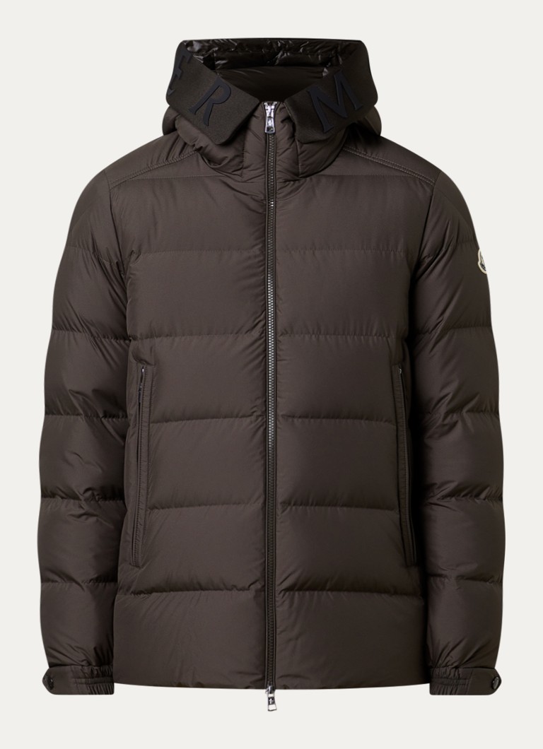 Moncler Heren Orvelle puffer jack met donsvulling en steekzakken in de kleur Bruin, maat: 3/L