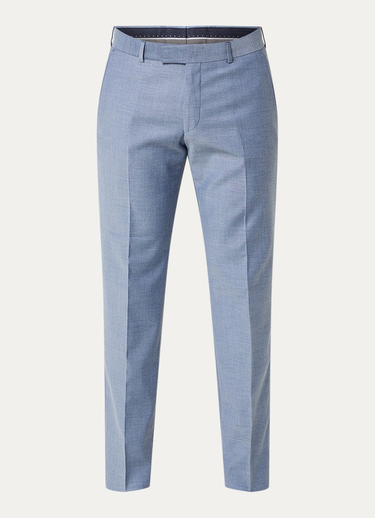 Strellson Heren Melvin slim fit pantalon met steekzakken in de kleur Royalblauw, maat: 52