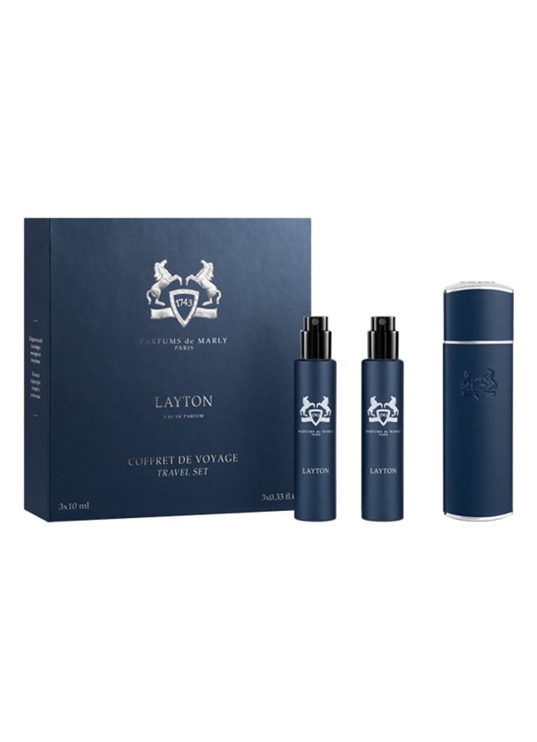 Parfums de Marly Layton Travel Set - travel size parfumset 3x10ml Geuren - Deal