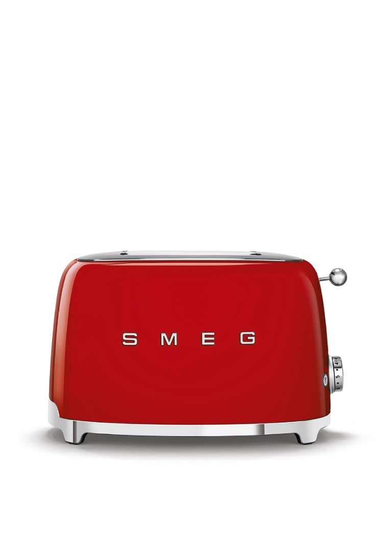 SMEG 50's Style broodrooster 2-slots TSF01RDEU Rood - Deal