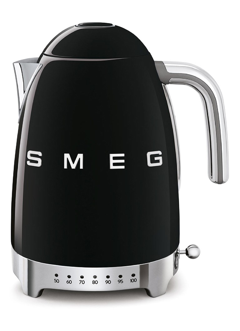 SMEG Waterkoker 1,7 liter KLF04BLEU Zwart - Deal