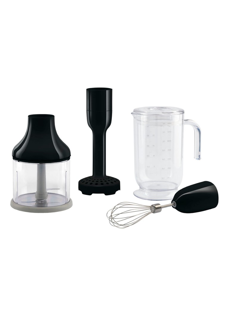 SMEG Staafmixer accessoires 4-delig HBAC01BL Zwart - Deal