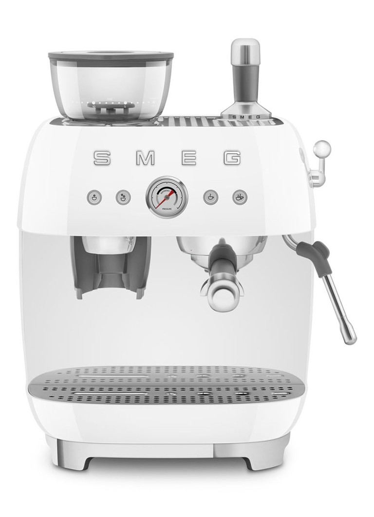 SMEG 50's Style handmatige espressomachine EGF03WHEU Wit - Deal