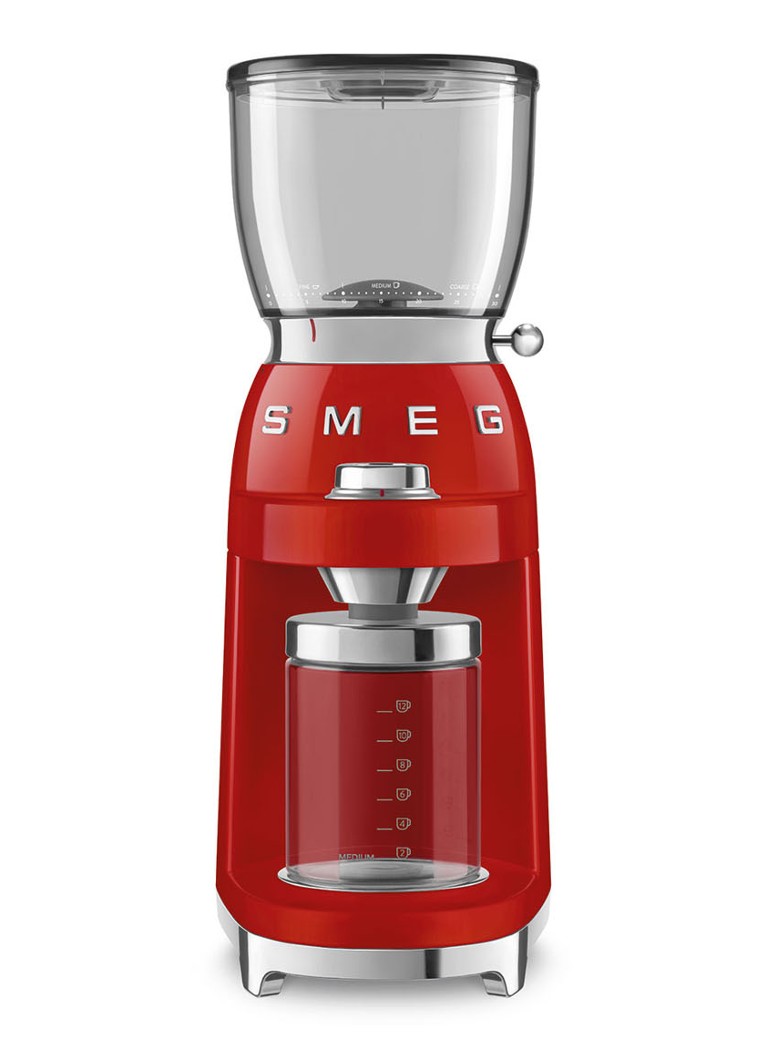 SMEG 50's Style koffiemolen CGF11RDEU Rood - Deal