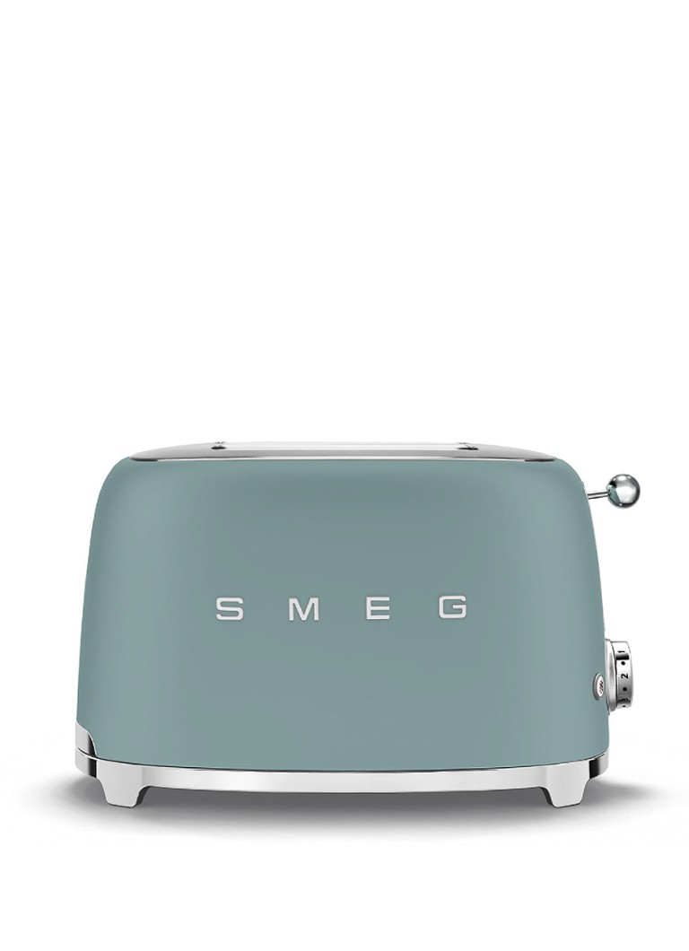 SMEG 50's Style broodrooster 2-slots TSF01EGMEU Emerald Green - Deal